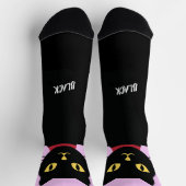 Black Cat Socks Gift for Cat Lovers Socken (Oben)