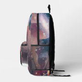 Black Cat Space Shooting Star Bedruckter Rucksack (Rechts)