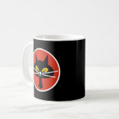 Black Cat Squadron Taiwanesisches U-2 Spy Flugzeug Kaffeetasse (Vorderseite Links)