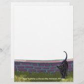 Black Cat Stationery (Vorne/Hinten)