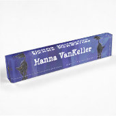 Black Cat Stationery Namensplakette