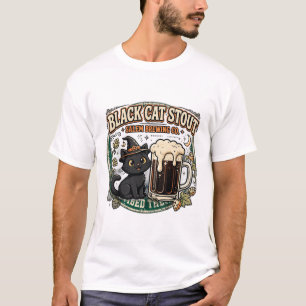 Black Cat Stout-Shirt - Salem Brewing Co T-Shirt
