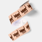 BLACK CAT STRICK 3" Breitseitiges Satinband (Rückseite)
