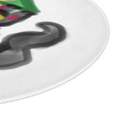 Black cat sunflowers  schneidebrett (Ecke)