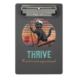 Black Cat Sunset: Eine Reise zu THRIVE Mini Klemmbrett