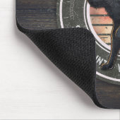Black Cat Sunset: Eine Reise zu THRIVE Mousepad (Ecke)