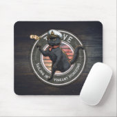 Black Cat Sunset: Eine Reise zu THRIVE Mousepad (Mit Mouse)