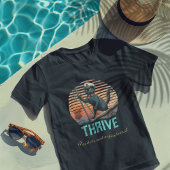 Black Cat Sunset: Eine Reise zu THRIVE T-Shirt