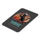 Black Cat Sunset: Eine Reise zur THRIVE-Karte Magnet (Linke Seite)