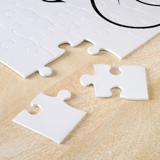 Black Cat Surrounded by Whispering Notes of Music Puzzle (Seite)