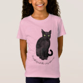 Black Cat T - Shirt (Vorderseite)