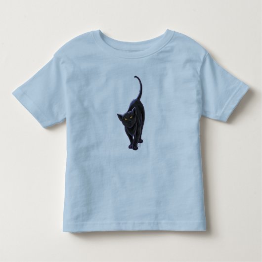 Black Cat T - Shirt (Vorderseite)