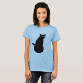 Black Cat T - Shirt (Vorne ganz)