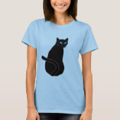 Black Cat T - Shirt (Vorderseite)