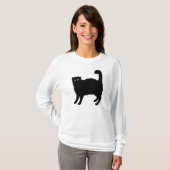 Black Cat T - Shirt (Vorne ganz)