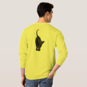 Black Cat T - Shirt (Schwarz voll)