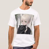 Black Cat T-Shirt (Vorderseite)