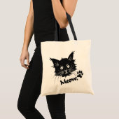Black Cat-Tasche - wählen Sie Stil & Farbe Tragetasche (Vorderseite (Produkt))