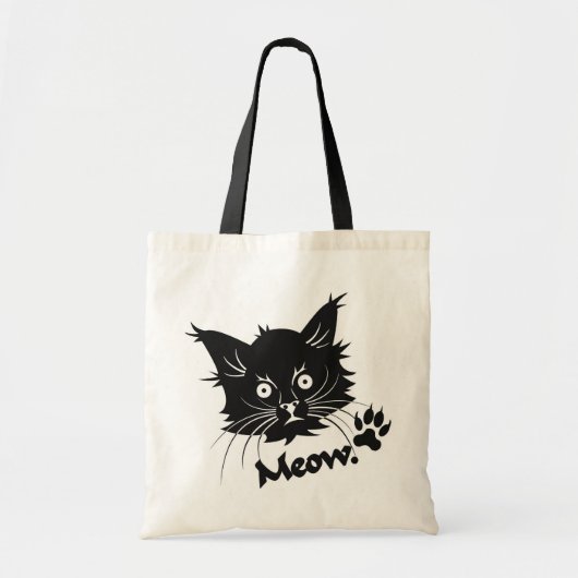 Black Cat-Tasche - wählen Sie Stil & Farbe Tragetasche (Vorne)