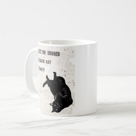 Black Cat Tasse (Vorderseite Links)