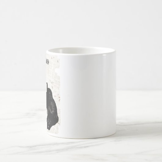 Black Cat Tasse (Mittel)