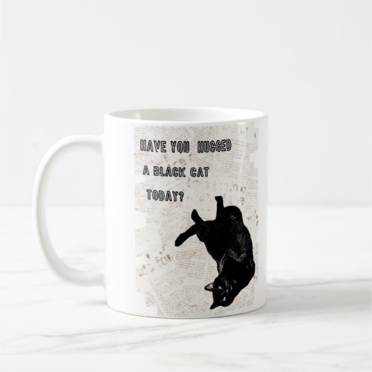 Black Cat Tasse (Links)