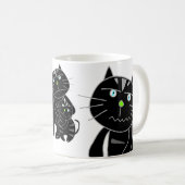 Black Cat Tasse (VorderseiteRechts)