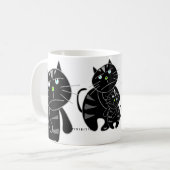 Black Cat Tasse (Vorderseite Links)