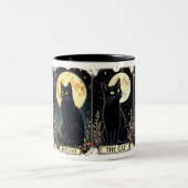 Black Cat Tasse Tarot Kaffee Cup Katzenjammer Gesc (Mittel)