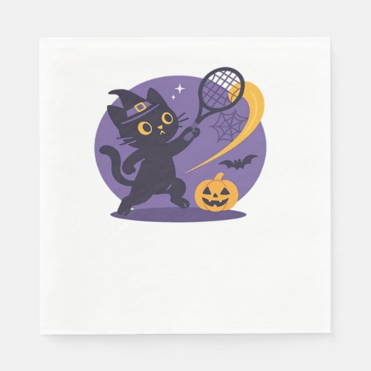 Black Cat Tennis servieren unverzichtbaren T - Shi Serviette (Vorderseite)