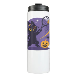 Black Cat Tennis servieren unverzichtbaren T - Shi Thermosbecher