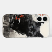 Black Cat Tinte Case-Mate iPhone Hülle (Rückseite (Horizontal))