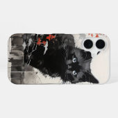 Black Cat Tinte iPhone 16 Hülle (Rückseite (Horizontal))
