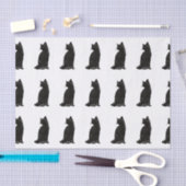 Black Cat Tissue Paper Seidenpapier (Handwerk)