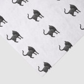 Black Cat Tissue Paper Seidenpapier (Ausschnitt)