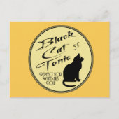 Black Cat Tonic Postkarte (Vorderseite)
