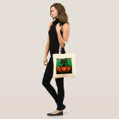 Black Cat Tote Bag Tragetasche (Vorderseite (Model))