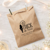 Black Cat Trick oder Treat Halloween Geschenktütchen (Ausgeschnitten)