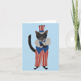 Black Cat Uncle Sam Einladung
