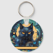 Black Cat und Celestial Moon Schlüsselanhänger (Rückseite)
