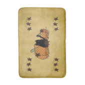 Black Cat und Pumpkins Bath Mat Badematte (Vorderseite Vertikal)