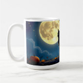 Black Cat und Pumpkins Kaffeetasse (Links)