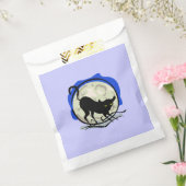 Black Cat und Vollmond Blue Background, ZSSG Geschenktütchen (Versiegelt)