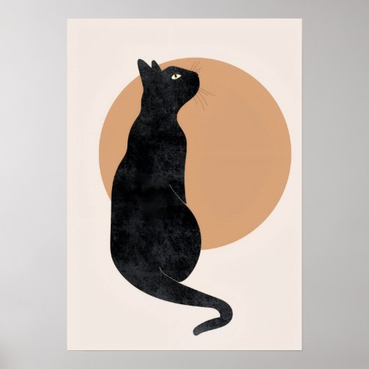 Black Cat und Yellow Sun Poster (Vorne)