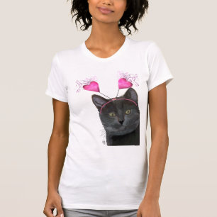 Black Cat Valentine T-Shirt
