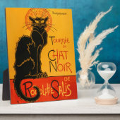 Black Cat Vintag Halloween Steinlen Poster Fotoplatte (Seite)