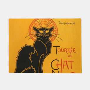 Black Cat Vintag Halloween Steinlen Poster Fußmatte