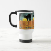 Black Cat Vintag Halloween Thema Tasse (Links)
