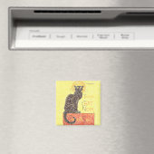 Black Cat Vintag Magnet (In Situ (Geschirrspüler))