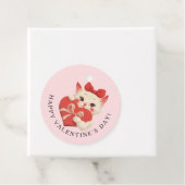 Black Cat Vintage Cat Valentine’s Day Geschenkanhänger (Beispiel)